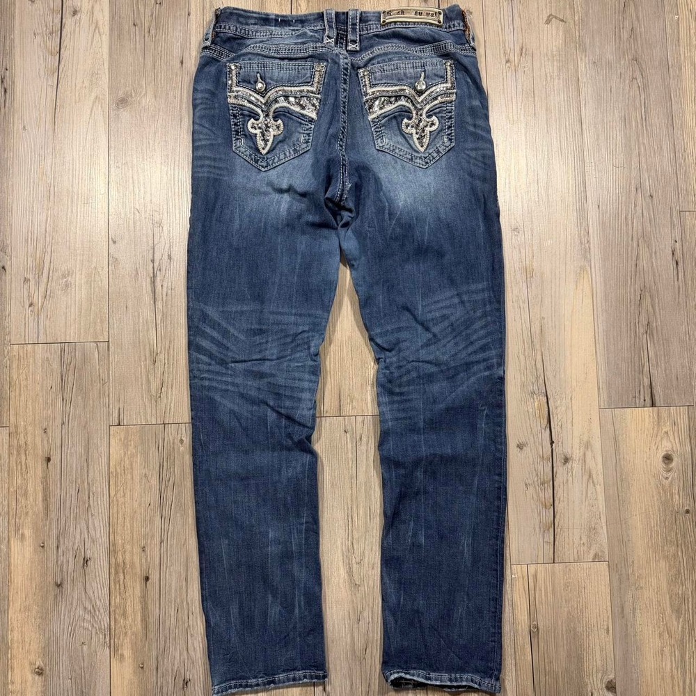 Rock Revival Leni Easy Straight blue wmns jeans